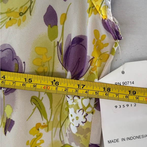 J.B.S. Purple and Yellow Midi Pencil Dress Resort Wear - Picture 9 of 16
